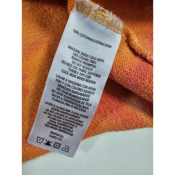 Calvin klein Oversized Crop top sweater tie dye ombre size XS - Picture 7 of 8